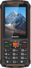Evolveo StrongPhone Z6 nyomógombos mobiltelefon, Fekete-Narancs