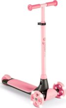 Yvolution, Glider Kiwi világító, háromkerekű roller, pink