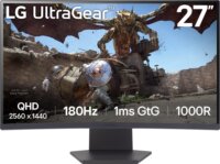 LG UltraGear 27GS60QC-B 27" QHD ívelt gaming monitor