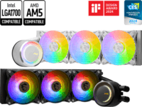 MSI MAG CoreLiquid E360 ARGB fekete processzor vízhűtő