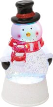 Home LTN 18 LED-es hóember formájú hógömb, 19 cm