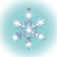 Home KID 701 LED-es hókristály ablakdísz, hidegfehér