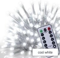 Emos D4CC02 LED-es jégcsap fényfüggöny, hidegfehér, 5 m