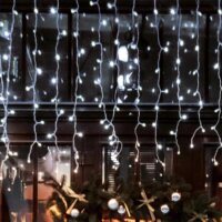 Home DLFJ 200/WH LED-es fényfüggöny, hidegfehér, 5 m