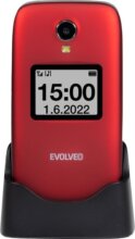 Evolveo Easyphone EP771-FS mobiltelefon, Piros