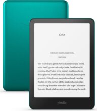 Amazon Kindle Paperwhite (2024) 7" E-book olvasó, 32GB, Metallic Jade (Reklám mentes)