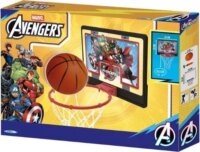 Bosszúállók mintájú kosárpalánk labdával