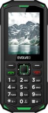 Evolveo Strongphone X5 DualSIM nyomógombos mobiltelefon, Fekete-Zöld