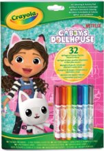 Crayola Color & Activity, Gabi babaháza foglalkoztató 7 db filctollal