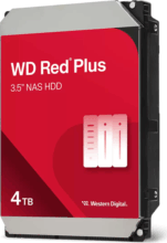 Western Digital Red Plus 4TB NAS merevlemez (3,5", SATA3, 5400rpm, 128MB cache)