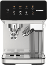 Heinner HEM-LK20DMLK CreamyBlend espresso kávéfőző, Fekete/Inox