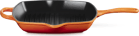 Le Creuset Signature öntöttvas grill serpenyő, 26 cm, piros