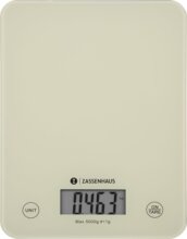 Zassenhaus Balance digitális konyhai mérleg, krémszínű