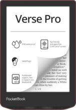 PocketBook Verse Pro 6" E-book olvasó, 16GB, Passion Red