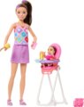 Barbie, Bébiszitter játékszett etetőszékkel
