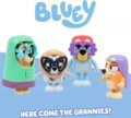 Bluey, Nagyi szett, 4 darabos figura készlet