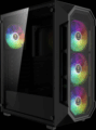 Gamdias Aura GC1 Elite ARGB Tempered Glass, fekete
