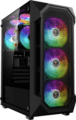 Gamdias Aura GC1 Elite ARGB Tempered Glass, fekete