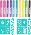 Airbrush Plush, Style 4 Ever utántöltő filctoll készlet, 10 db-os