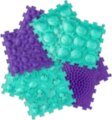 Ortho Puzzle, Ortopédiai masszázs szőnyeg szett, 10 db-os, Adventure