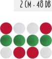 Textilgolyók, 48 db-os, 2 cm