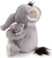 NICI, Elefánt plüssfigura kicsinyével, 20 cm