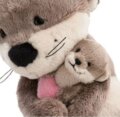 NICI, Hód plüssfigura kicsinyével, 20 cm