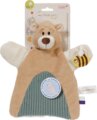 My First NICI, 2 az 1-ben rongyi és kesztyűbáb, maci, 26 cm