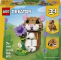 LEGO® Creator 3 in 1, Aranyos hörcsög egy virággal