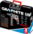 Graphite 58G736 650W, Ütvefúró Kofferben