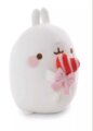 NICI, Molang a nyuszi nyalókával plüssfigura, 12 cm