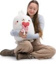 NICI, Molang a nyuszi nyalókával plüssfigura, 48 cm