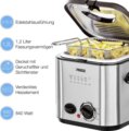 Princess 182611 Mini Fritőz és Fondü, 1,2 l