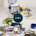 Princess 182611 Mini Fritőz és Fondü, 1,2 l