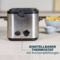 Princess 182611 Mini Fritőz és Fondü, 1,2 l