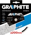 Graphite 57H874 gyémántvágó, 200mm