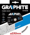 Graphite 57H638 turbo gyémántvágó, 230mm, hűtőbordás