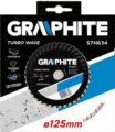Graphite 57H634 turbo gyémántvágó, 125mm, hűtőbordás