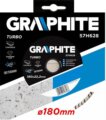 Graphite 57H628 turbo gyémántvágó, 180mm