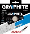 Graphite 57H621 turbo gyémántvágó, 125mm, vékony