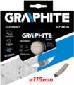 Graphite 57H616 szegmentált gyémántvágó, 115mm