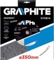 Graphite 57H614 szegmentált gyémántvágó, 350mm, lézer hegesztett