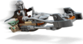 LEGO® Star Wars™, A Mandalóri és Grogu speeder bike-ja