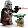 LEGO® Star Wars™, A Mandalóri és Grogu speeder bike-ja