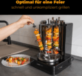 Clatronic DVG 3686 vertikális multigrill, 1400W