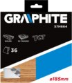 Graphite 57H664 körfűrészlap, 185mm, Z36