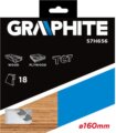 Graphite 57H656 körfűrészlap, 160mm, Z18