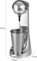 Clatronic BM 3472 bár mixer, 65W