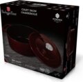 Berlinger Haus Metallic Line Burgundy Edition Collection BH/6497 öntöttvas lábas, 24cm