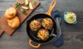 Le Creuset Signature öntöttvas serpenyő, 20 cm, narancs